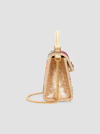Valentino Women's VSling Mini Embroidered Top Handle Bag | Thumbnail 4 Valentino Women's VSling Mini Embroidered Top Handle Bag | Thumbnail 4