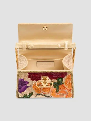 Valentino Women's VSling Mini Embroidered Top Handle Bag | Thumbnail 5 Valentino Women's VSling Mini Embroidered Top Handle Bag | Thumbnail 5
