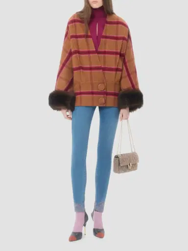 Valentino Women's Wool Sweater with Scarf | Thumbnail 2 Valentino Women's Wool Sweater with Scarf | Thumbnail 2