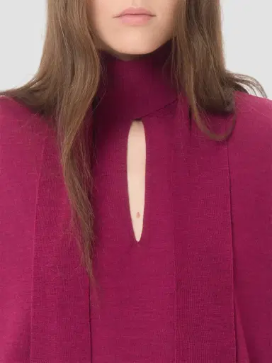 Valentino Women's Wool Sweater with Scarf | Thumbnail 6 Valentino Women's Wool Sweater with Scarf | Thumbnail 6