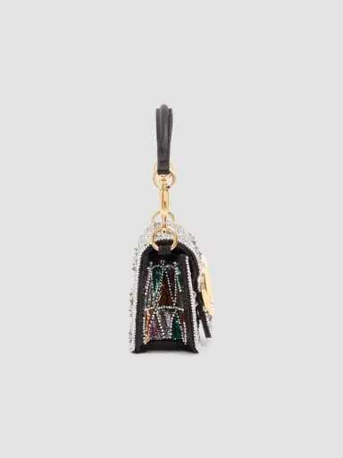 Valentino Women's Locò Small Embroidered Shoulder Bag | Thumbnail 2 Valentino Women's Locò Small Embroidered Shoulder Bag | Thumbnail 2