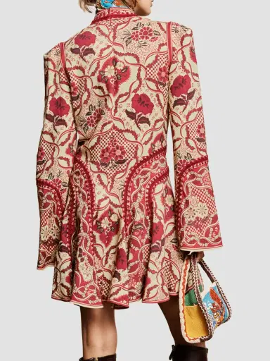 ALÉMAIS Women's Kenny Floral A-Line Mini Dress | Thumbnail 3 ALÉMAIS Women's Kenny Floral A-Line Mini Dress | Thumbnail 3