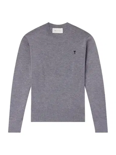 AMI PARIS ADC Logo-Embroidered Merino Wool Sweater - Men | Thumbnail 1 AMI PARIS ADC Logo-Embroidered Merino Wool Sweater - Men | Thumbnail 1