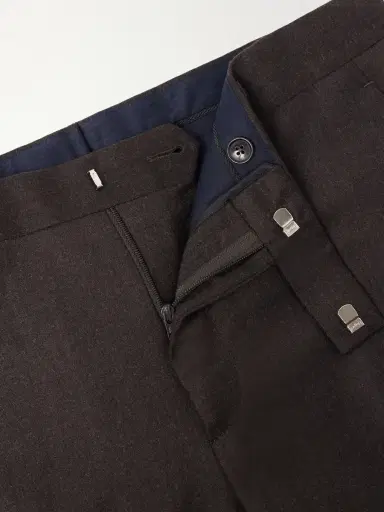 Paul Smith Straight-Leg Wool and Cashmere-Blend Flannel Trousers - Men | Thumbnail 6 Paul Smith Straight-Leg Wool and Cashmere-Blend Flannel Trousers - Men | Thumbnail 6