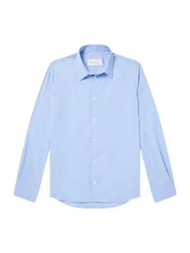 AMI PARIS Tailor Logo-Embroidered Cotton-Poplin Shirt - Men | Thumbnail 1 AMI PARIS Tailor Logo-Embroidered Cotton-Poplin Shirt - Men | Thumbnail 1