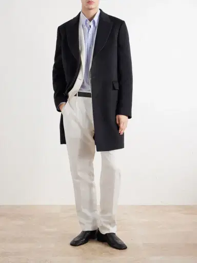 Paul Smith Wool and Cashmere-Blend Coat - Men | Thumbnail 2 Paul Smith Wool and Cashmere-Blend Coat - Men | Thumbnail 2