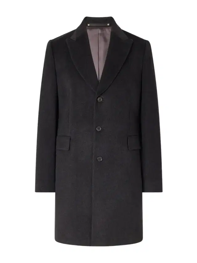 Wool and Cashmere-Blend Coat - Men Wool and Cashmere-Blend Coat - Men