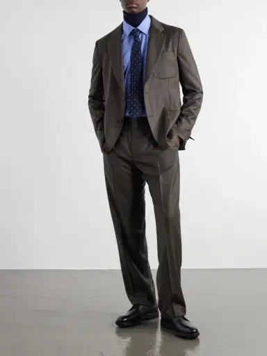 Paul Smith Straight-Leg Wool and Cashmere-Blend Fresco Suit Trousers - Men | Thumbnail 2 Paul Smith Straight-Leg Wool and Cashmere-Blend Fresco Suit Trousers - Men | Thumbnail 2
