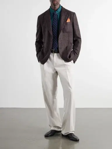 Paul Smith Wool-Blend Prince Of Wales Blazer - Men | Thumbnail 2 Paul Smith Wool-Blend Prince Of Wales Blazer - Men | Thumbnail 2