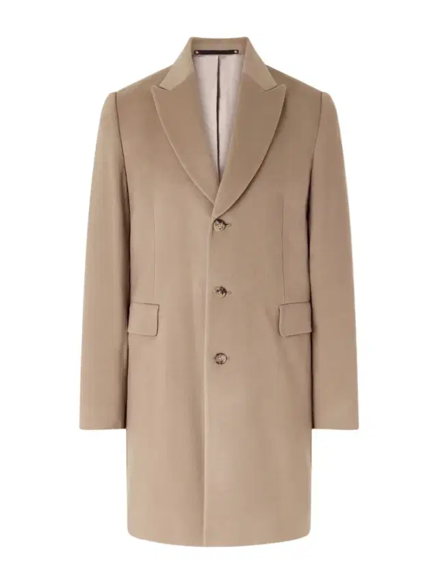 Wool and Cashmere-Blend Coat - Men Wool and Cashmere-Blend Coat - Men