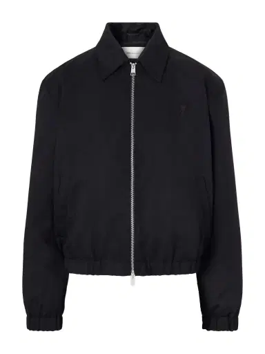 AMI PARIS Ami De Coeur Logo-Embroidered Virgin Wool-Gabardine Jacket - Men | Thumbnail 1 AMI PARIS Ami De Coeur Logo-Embroidered Virgin Wool-Gabardine Jacket - Men | Thumbnail 1