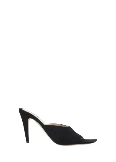 CHRISTEN 95mm Edge Suede Mules | Thumbnail 1 CHRISTEN 95mm Edge Suede Mules | Thumbnail 1