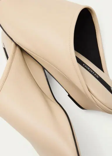 CHRISTEN 75mm Stretch Leather Wedge Mules | Thumbnail 5 CHRISTEN 75mm Stretch Leather Wedge Mules | Thumbnail 5