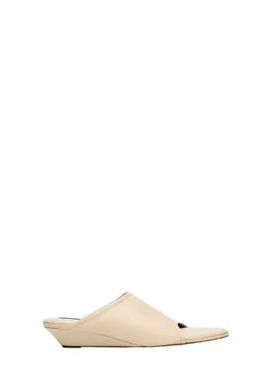 CHRISTEN 75mm Stretch Leather Wedge Mules | Thumbnail 1 CHRISTEN 75mm Stretch Leather Wedge Mules | Thumbnail 1