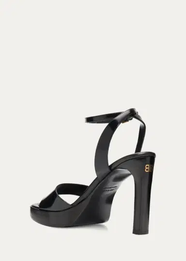 Balenciaga 100mm Fargo Patent Leather Platform Sandals | Thumbnail 4 Balenciaga 100mm Fargo Patent Leather Platform Sandals | Thumbnail 4