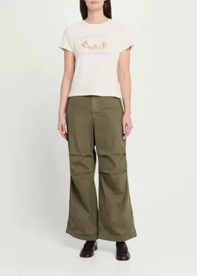 RE/DONE Outer Mid-Rise Slouchy Drawstring Pants | Thumbnail 2 RE/DONE Outer Mid-Rise Slouchy Drawstring Pants | Thumbnail 2