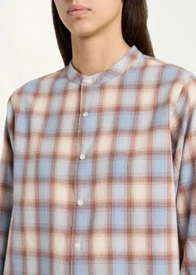 RE/DONE Bianca Cropped Cotton Plaid Shirt | Thumbnail 5 RE/DONE Bianca Cropped Cotton Plaid Shirt | Thumbnail 5