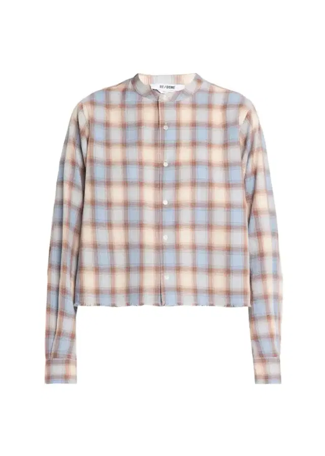 Bianca Cropped Cotton Plaid Shirt Bianca Cropped Cotton Plaid Shirt