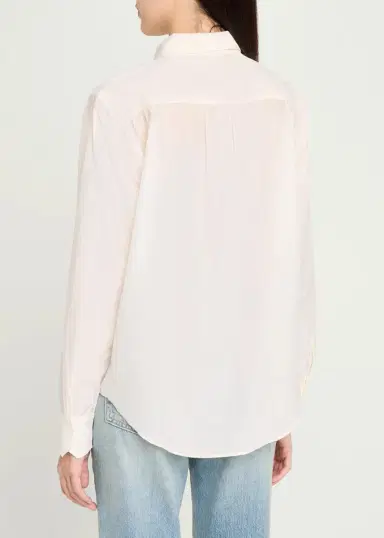 RE/DONE Dillon Cotton-Silk Voile Button-Front Shirt | Thumbnail 3 RE/DONE Dillon Cotton-Silk Voile Button-Front Shirt | Thumbnail 3