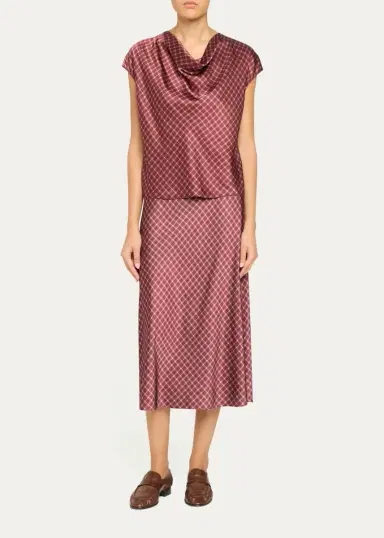 Vince Ombrê Plaid Slip Skirt | Thumbnail 2 Vince Ombrê Plaid Slip Skirt | Thumbnail 2