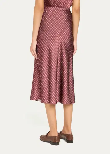 Vince Ombrê Plaid Slip Skirt | Thumbnail 3 Vince Ombrê Plaid Slip Skirt | Thumbnail 3