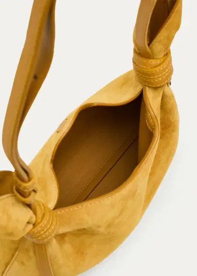 Loewe Scarf Mini Suede Shoulder Bag | Thumbnail 3 Loewe Scarf Mini Suede Shoulder Bag | Thumbnail 3
