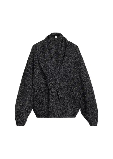 TOTEME Oversized Shawl-Lapel Cardigan | Thumbnail 1 TOTEME Oversized Shawl-Lapel Cardigan | Thumbnail 1