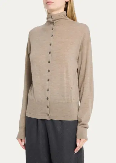 Maria McManus Mock-Neck Wool Cardigan | Thumbnail 4 Maria McManus Mock-Neck Wool Cardigan | Thumbnail 4