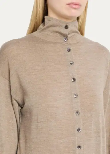 Maria McManus Mock-Neck Wool Cardigan | Thumbnail 5 Maria McManus Mock-Neck Wool Cardigan | Thumbnail 5