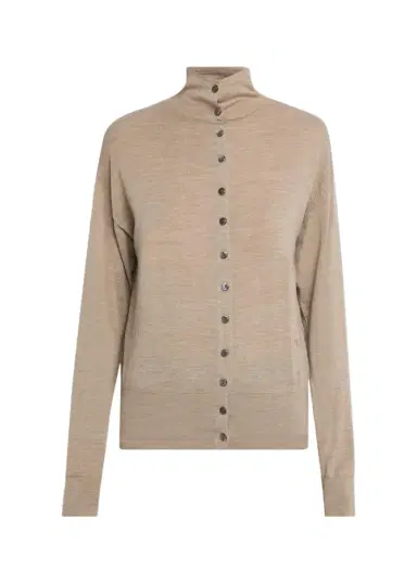 Maria McManus Mock-Neck Wool Cardigan | Thumbnail 1 Maria McManus Mock-Neck Wool Cardigan | Thumbnail 1