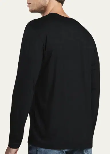 Derek Rose Basel 1 Long-Sleeve Jersey T-Shirt | Thumbnail 3 Derek Rose Basel 1 Long-Sleeve Jersey T-Shirt | Thumbnail 3