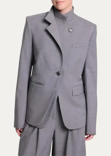 TWP The Double Take Stretch Wool Blazer | Thumbnail 4 TWP The Double Take Stretch Wool Blazer | Thumbnail 4