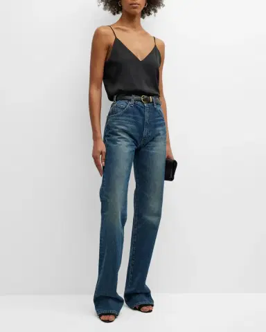 Nili Lotan Joan Straight-Leg Jeans | Thumbnail 2 Nili Lotan Joan Straight-Leg Jeans | Thumbnail 2