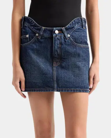 Jean Paul Gaultier The Curved Denim Mini Skirt | Thumbnail 4 Jean Paul Gaultier The Curved Denim Mini Skirt | Thumbnail 4