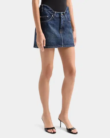Jean Paul Gaultier The Curved Denim Mini Skirt | Thumbnail 5 Jean Paul Gaultier The Curved Denim Mini Skirt | Thumbnail 5
