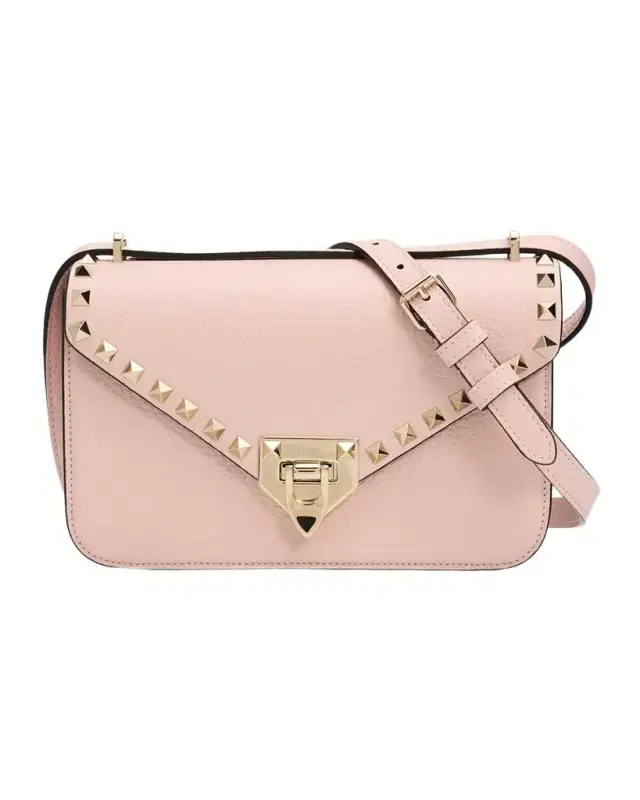 Small Rockstud Leather Shoulder Bag Small Rockstud Leather Shoulder Bag