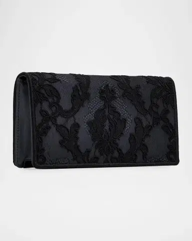 Christian Louboutin Bettina Embroidered Lace Clutch Bag | Thumbnail 2 Christian Louboutin Bettina Embroidered Lace Clutch Bag | Thumbnail 2