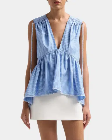 Aknvas Lamia Striped Poplin Top | Thumbnail 4 Aknvas Lamia Striped Poplin Top | Thumbnail 4