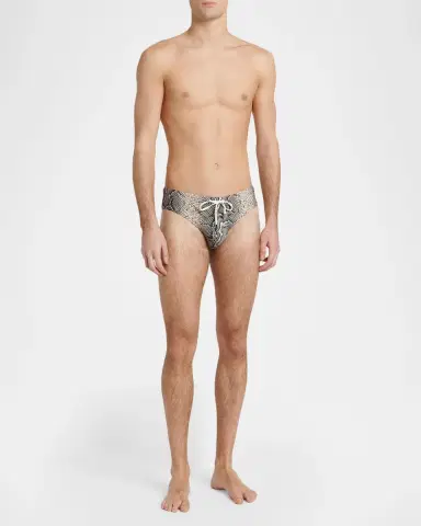TOM FORD Boutique Men's Snake Jersey Swim Brief | Thumbnail 2 TOM FORD Boutique Men's Snake Jersey Swim Brief | Thumbnail 2