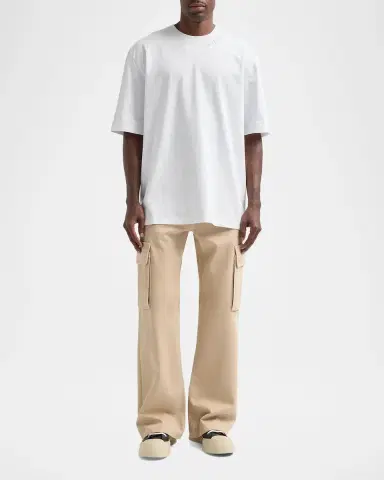 Marni Men's Cotton Oversized Crewneck T-Shirt | Thumbnail 2 Marni Men's Cotton Oversized Crewneck T-Shirt | Thumbnail 2