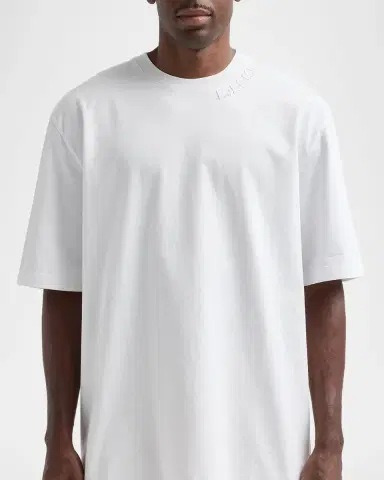 Marni Men's Cotton Oversized Crewneck T-Shirt | Thumbnail 5 Marni Men's Cotton Oversized Crewneck T-Shirt | Thumbnail 5