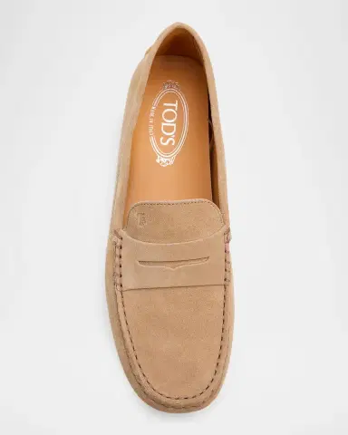 Tod's City Suede Driving Shoes | Thumbnail 4 Tod's City Suede Driving Shoes | Thumbnail 4