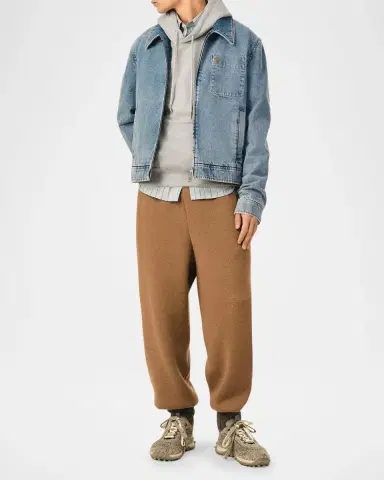 AMI PARIS Men's Ami De Coeur Zipped Jacket | Thumbnail 2 AMI PARIS Men's Ami De Coeur Zipped Jacket | Thumbnail 2
