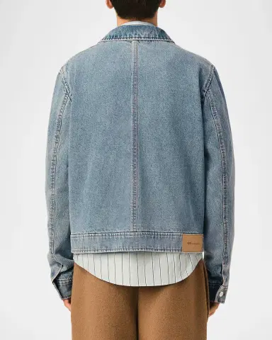AMI PARIS Men's Ami De Coeur Zipped Jacket | Thumbnail 3 AMI PARIS Men's Ami De Coeur Zipped Jacket | Thumbnail 3
