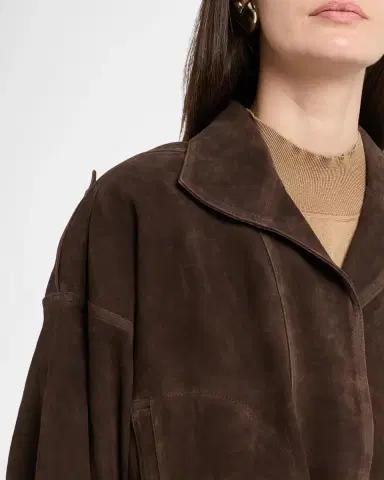 RE/DONE Debbie Belted Suede Jacket | Thumbnail 5 RE/DONE Debbie Belted Suede Jacket | Thumbnail 5