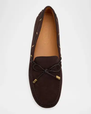 Tod's Grommet Suede Driving Loafers | Thumbnail 6 Tod's Grommet Suede Driving Loafers | Thumbnail 6