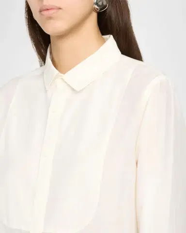 RE/DONE Dillon Cotton-Silk Voile Button-Front Shirt | Thumbnail 5 RE/DONE Dillon Cotton-Silk Voile Button-Front Shirt | Thumbnail 5