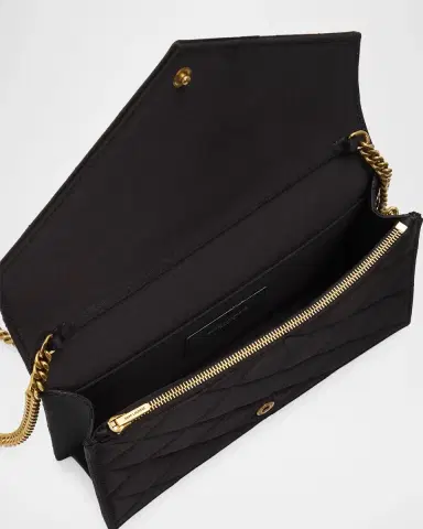 Saint Laurent YSL Small Quilted Wallet on Chain | Thumbnail 4 Saint Laurent YSL Small Quilted Wallet on Chain | Thumbnail 4