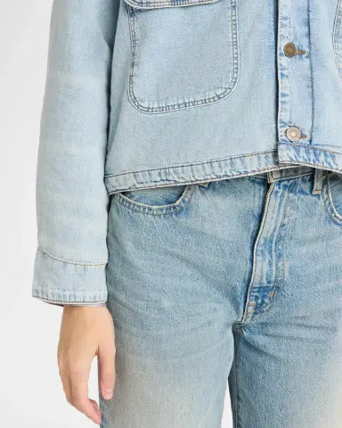 RE/DONE Canyon Corduroy-Collar Denim Jacket | Thumbnail 5 RE/DONE Canyon Corduroy-Collar Denim Jacket | Thumbnail 5