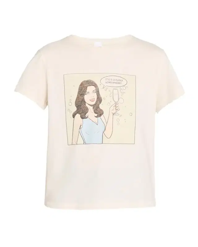 5 O 'Clock Graphic-Print Cotton T-Shirt 5 O 'Clock Graphic-Print Cotton T-Shirt